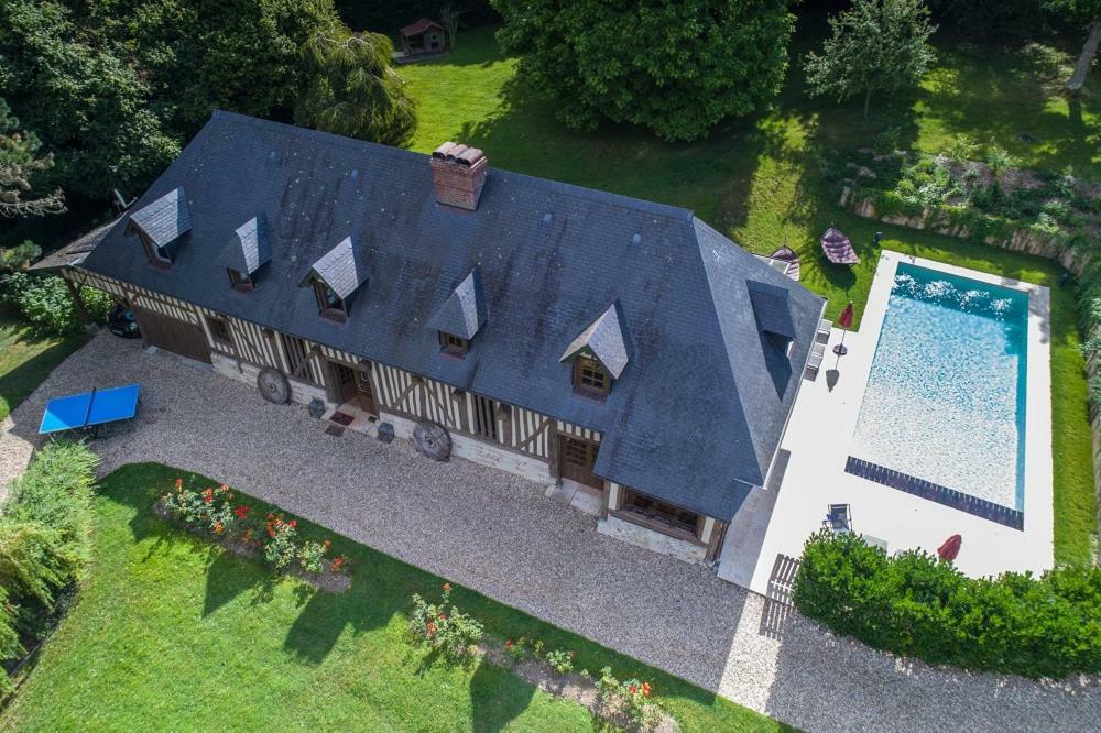 Maison Normande De Caractere A Colombages Saint-Hymer Zewnętrze zdjęcie