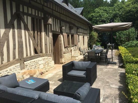 Maison Normande De Caractere A Colombages Saint-Hymer Zewnętrze zdjęcie